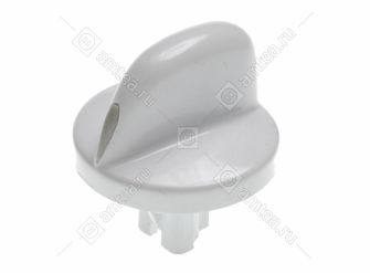 Ручка регулировки конфорки плиты Gefest белая