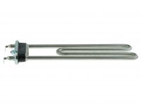 ТЭН (нагреватель) L=235 мм, 2050W, прямой с отверстием стиральной машины Bosch, Indesit, Whirlpool, Bauknecht