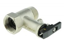 Предохранительный (обратный) клапан с рычажком водонагревателя 1/2