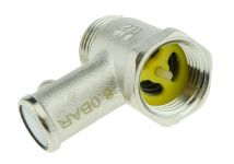 Предохранительный (обратный) клапан без рычажка водонагревателя 1/2'' 8 бар ИТА