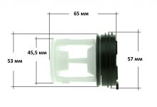 Фильтр (крышка, заглушка) насоса стиральной машины Indesit, Ariston, Атлант
