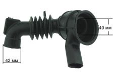 Патрубок (от бака к насосу) стиральной машины Indesit, Ariston