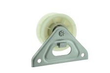 Опорное колесо и кронштейн сушильной машины Indesit, Ariston